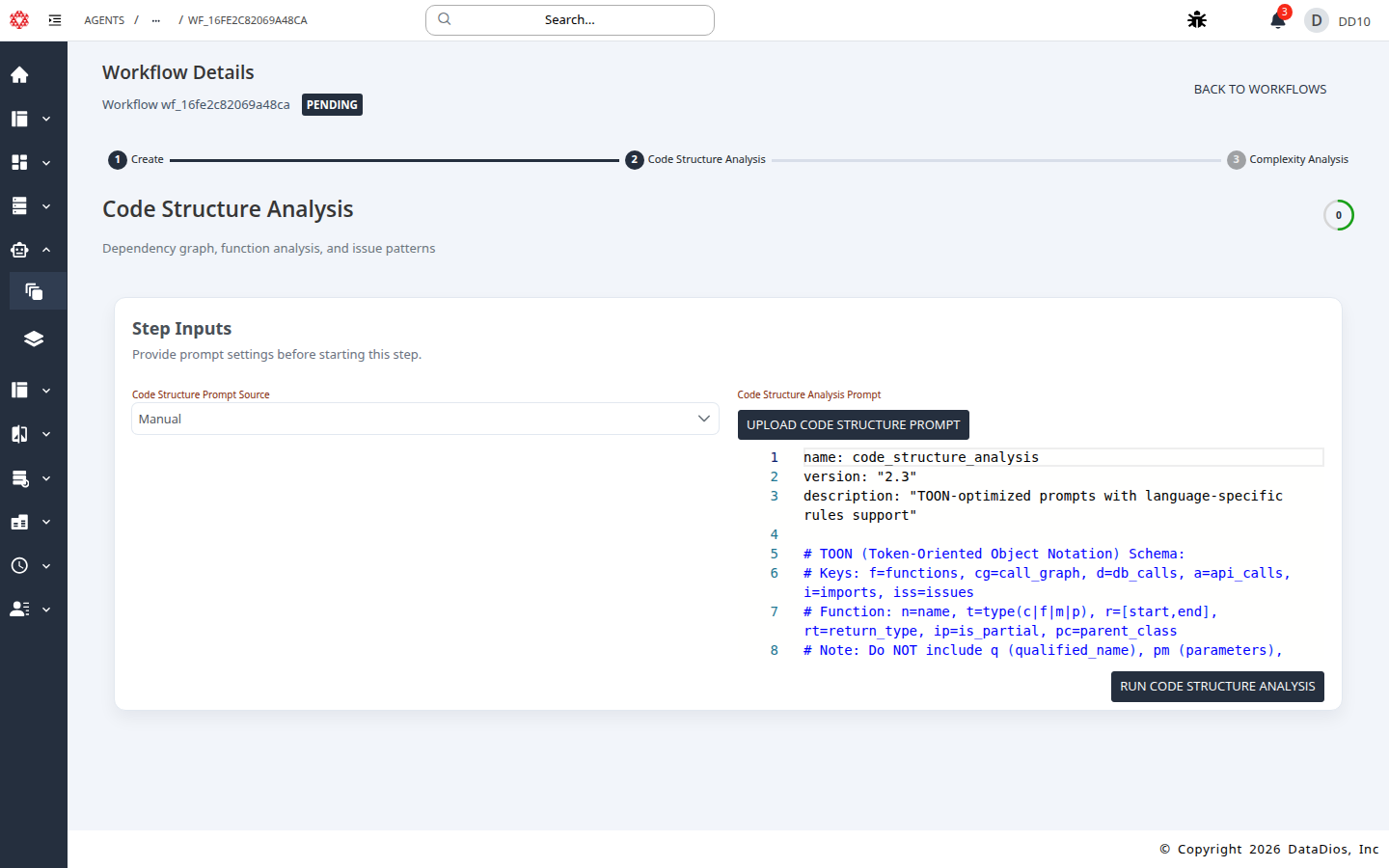 Code Structure Analysis step