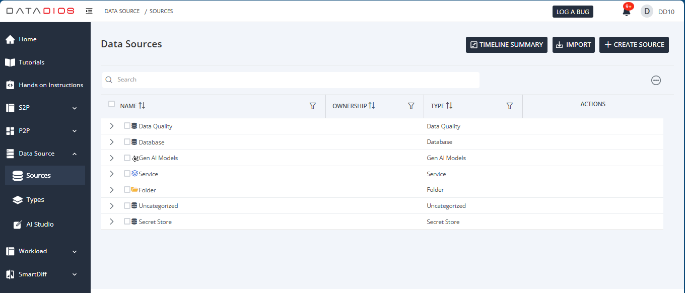 Navigate to Data Source