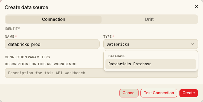 Choose Databricks Database