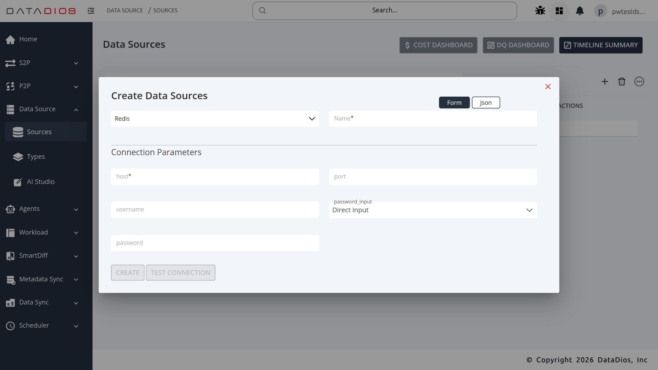 Redis Connector Selected