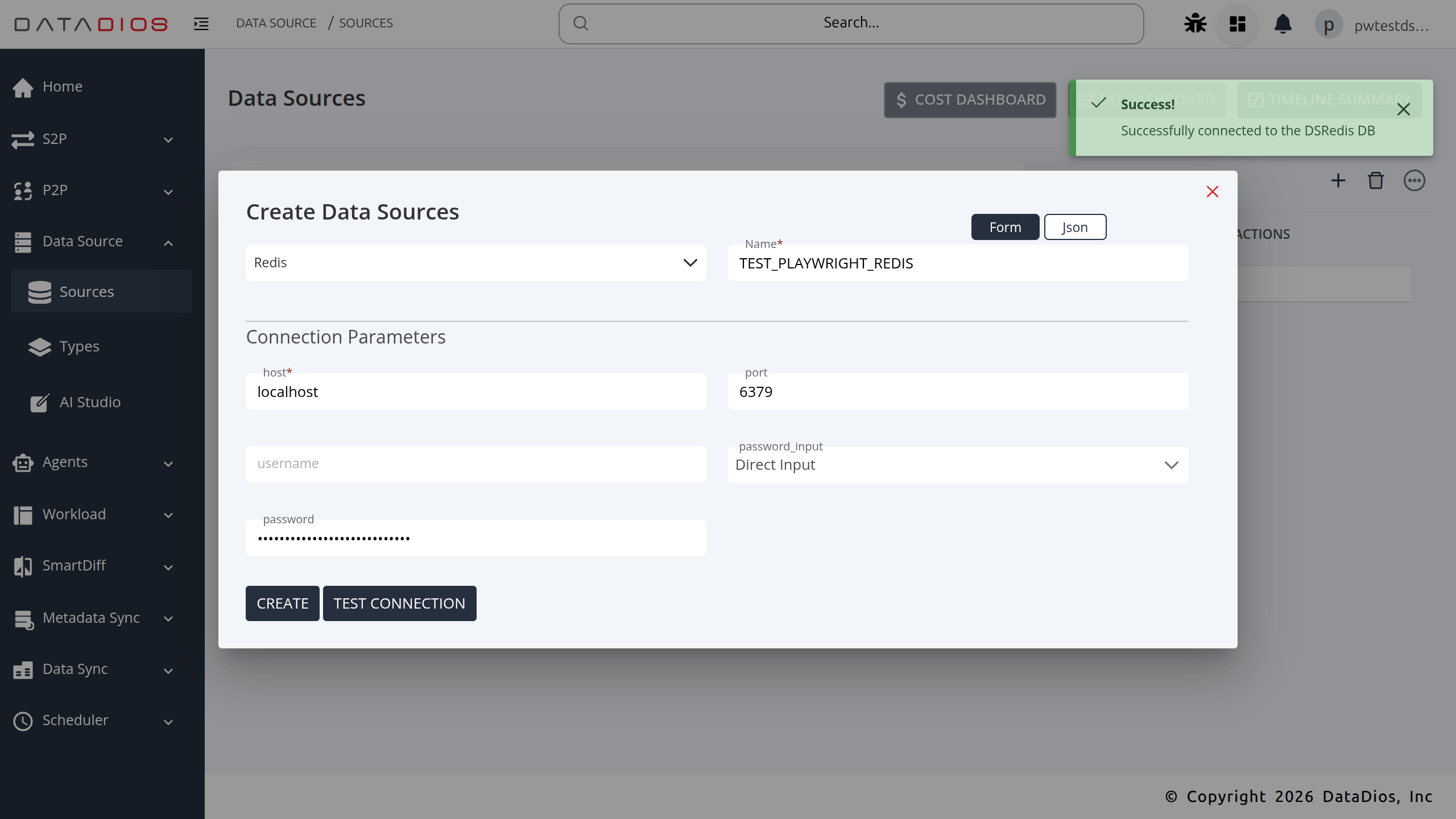 Test Connection Success